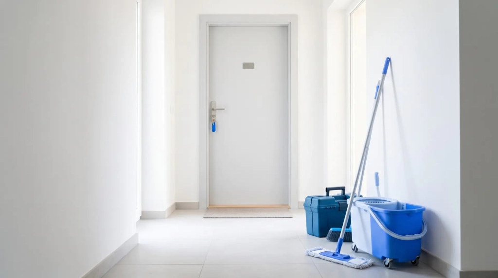 Intervention discrète après un décès dans l’Ain : porte d’entrée et palier calmes